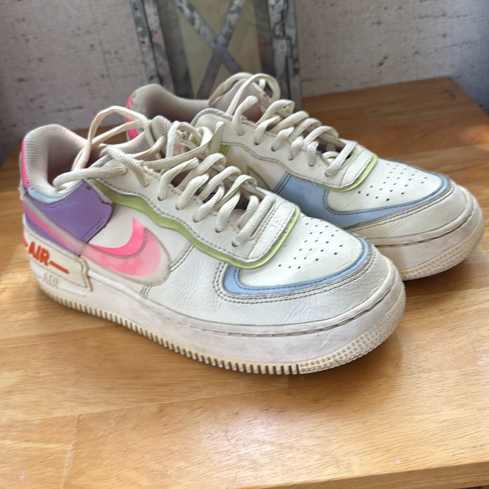 Nike Air Force 1 2020 Women’s Platform Pastel Colorway High Top Athletic Shoes